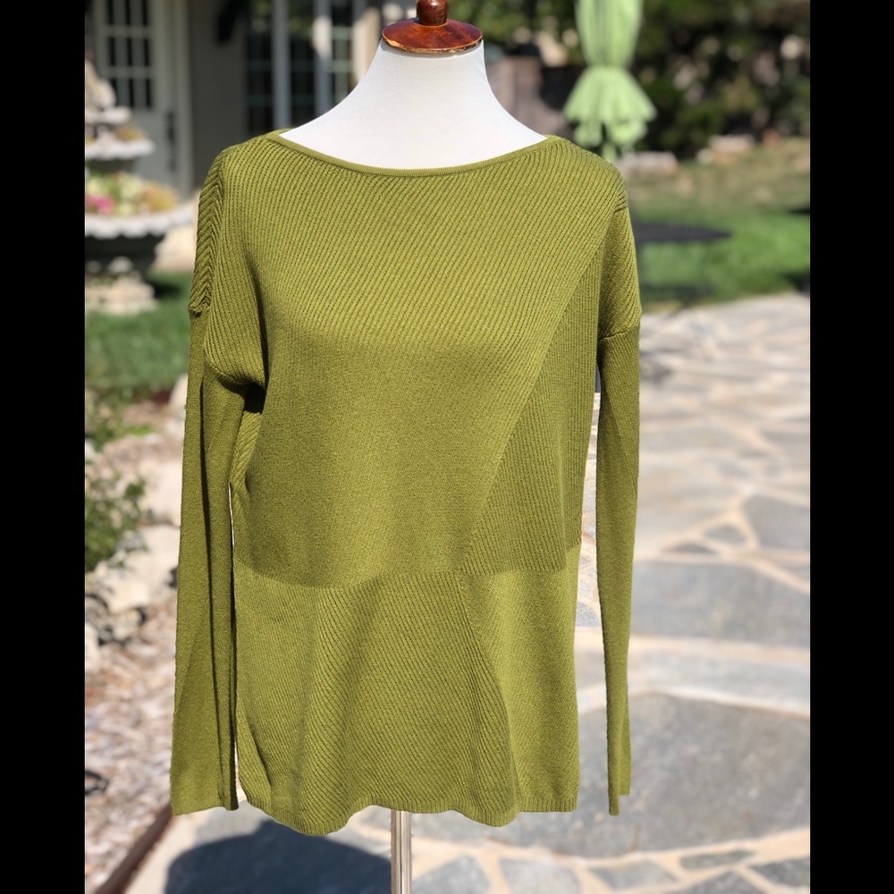 NWT J. Jill “Vine” green S sweater Christmas gift